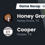 Football Game Recap: Honey Grove Warriors vs. Cooper Bulldogs