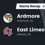 Football Game Recap: Ardmore Tigers vs. East Limestone Indians