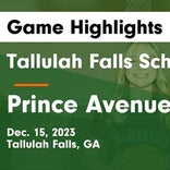 Tallulah Falls vs. Prince Avenue Christian
