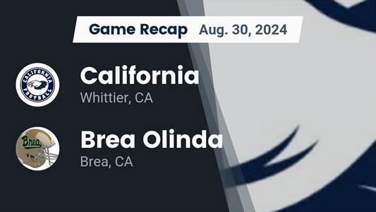 Football Recap: Brandon Elder and  Nathan Aceves Secure Win for Brea Olinda