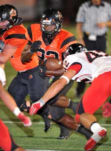 Johnathan Gray set the Texas standardfor career touchdowns Friday againstLake Travis.