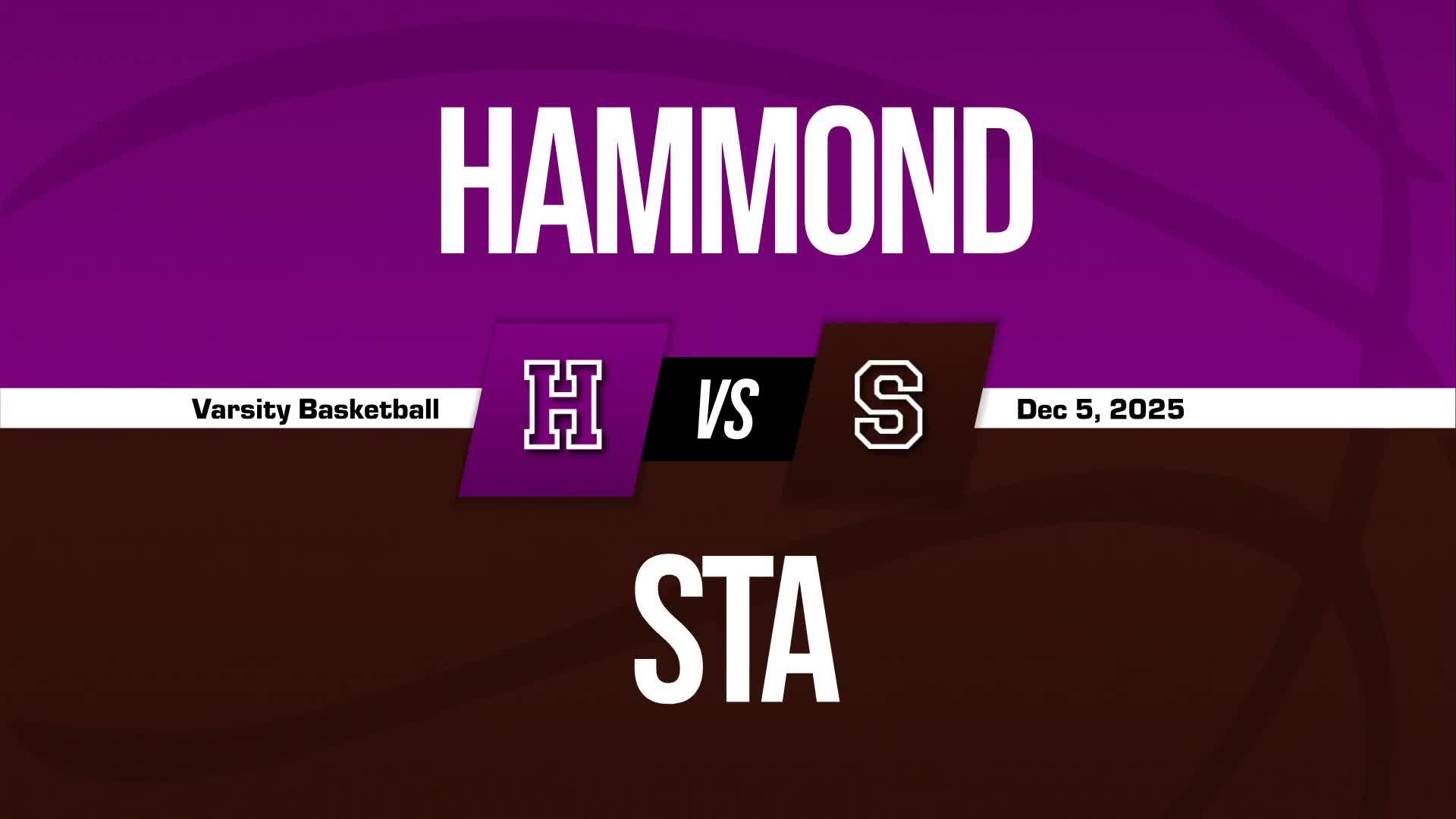 Basketball Recap: Hammond Wins Going Away Against St. Thomas Aquinas + How To Watch