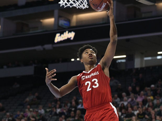 Santa Clarita Christian junior Justin Collins had 21 points for the state champs.