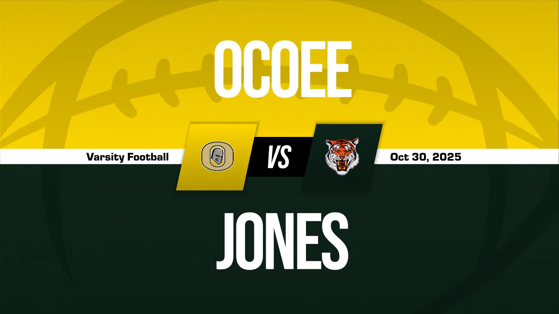 Football Game Preview: Jones Fightin' Tigers vs. Vanguard Knights + Official Tickets