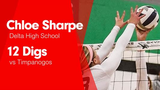Chloe Sharpe Game Report: vs Timpanogos