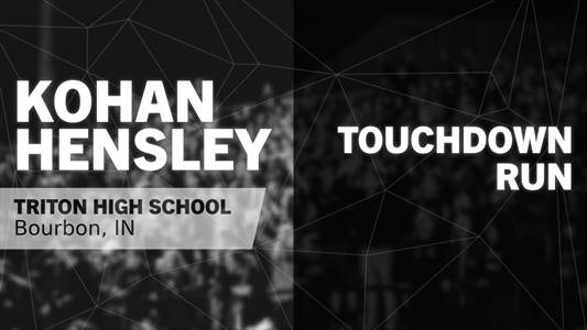 Kohan Hensley Game Report: vs North Judson-San Pierre