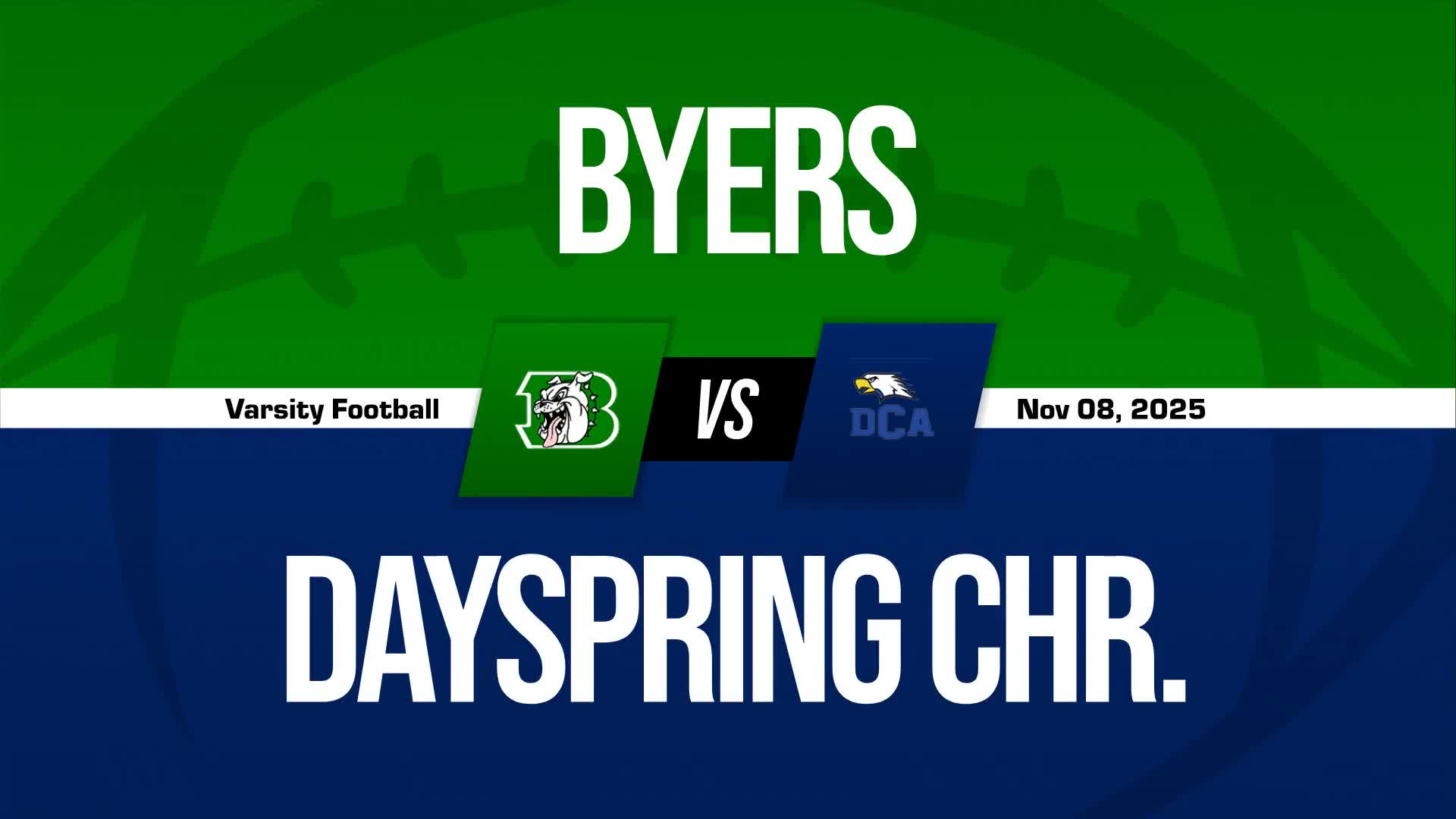 Football Recap: Dayspring Christian Academy Takes a Loss + How To Watch