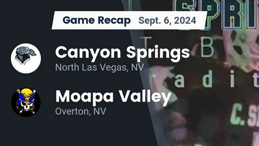 Football Recap: Moapa Valley Piles Up the Points Against Boulder City