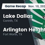 Football Game Recap: Arlington Heights Yellowjackets vs. Lake Dallas Falcons