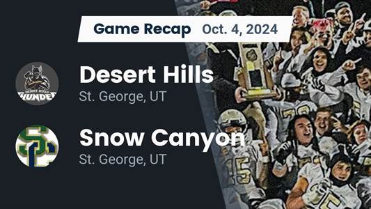 Football Game Preview: Desert Hills Thunder vs. Hurricane Tigers