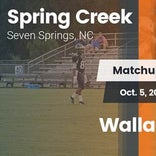 Football Game Recap: Wallace-Rose Hill vs. Spring Creek