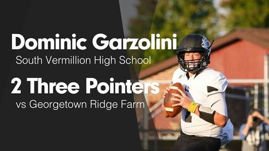 Dominic Garzolini Game Report: vs South Putnam
