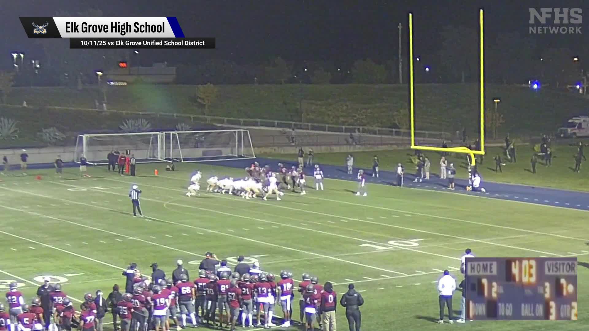 Luke Longwedel Game Report: @ Elk Grove