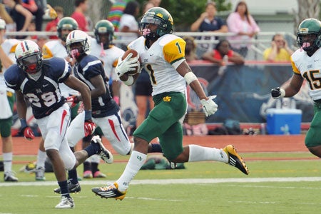 MacGarrett Kings scored three times for University.