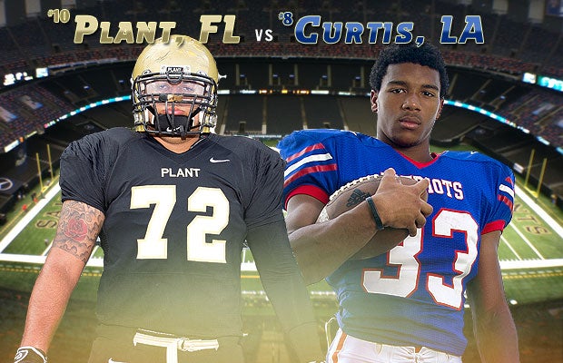 Plant (Tampa, Fla.) will face off against Curtis (River Ridge, La.) on Friday night at the Superdome.