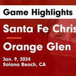 Basketball Game Recap: Orange Glen Patriots vs. Santa Fe Christian Eagles