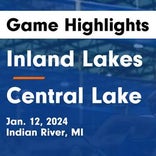 Basketball Game Recap: Central Lake Trojans vs. Inland Lakes Bulldogs
