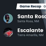 Football Game Recap: Escalante Lobos vs. Santa Rosa Lions