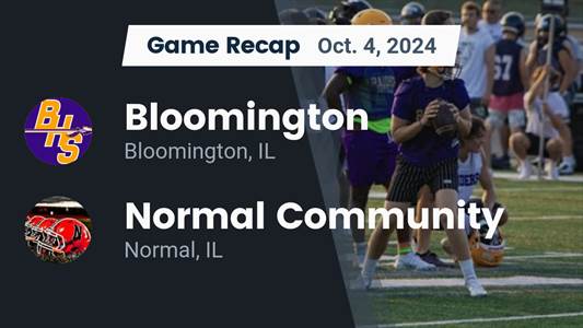 Football Recap: Bloomington Takes a Loss