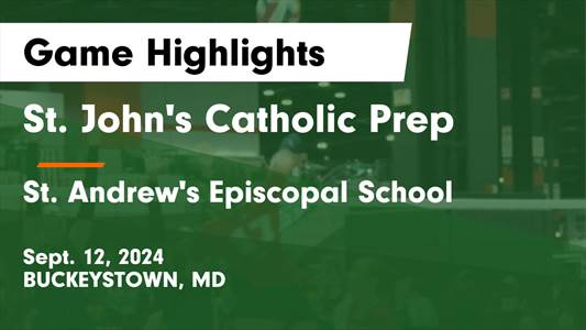 Volleyball Recap: St. John's Catholic Prep Has No Trouble Agains