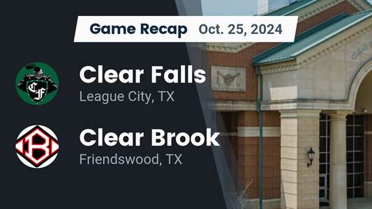 Football Recap: Clear Falls Piles Up the Points Against Clear Brook