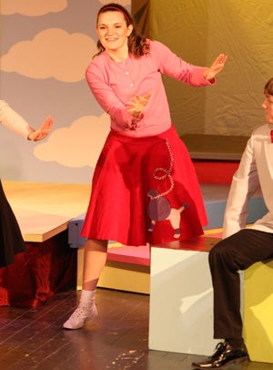 Briehl performed in "Bye, Bye Birdie" during her
freshman year.