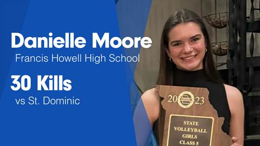 Danielle Moore Game Report: vs St. Dominic