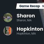 Football Game Recap: Hopkinton Hillers vs. Sharon Eagles
