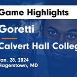 Basketball Game Recap: Calvert Hall Cardinals vs. Goretti Gael