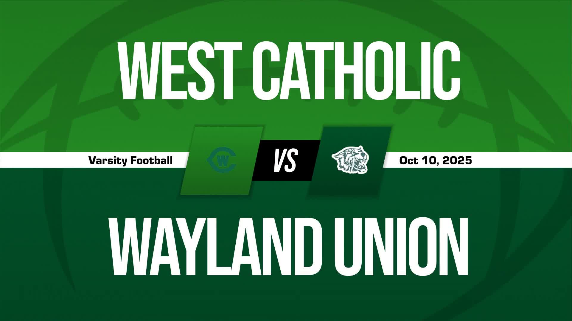 Football Game Preview: Wayland Wildcats vs. Christian Eagles + How To Watch