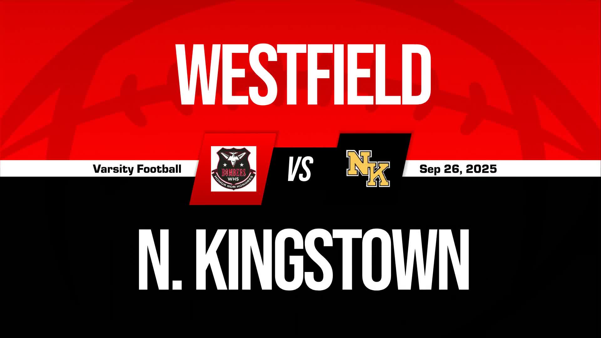 Football Recap: Westfield Takes a Loss