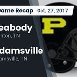Football Game Preview: Peabody vs. Humboldt