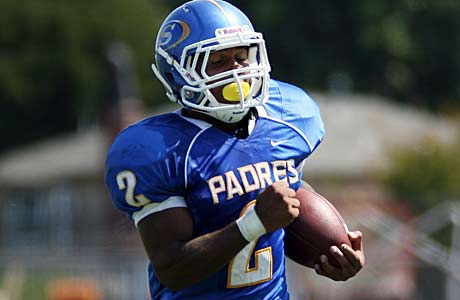 Eric Redwood rushed for over 1,300 yards for Serra last fall. 