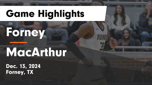 Basketball Recap: Forney Takes a Loss