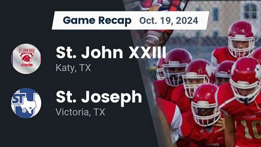 Football Recap: St. John XXIII Snaps Eight-Game Streak of Losses on the Road