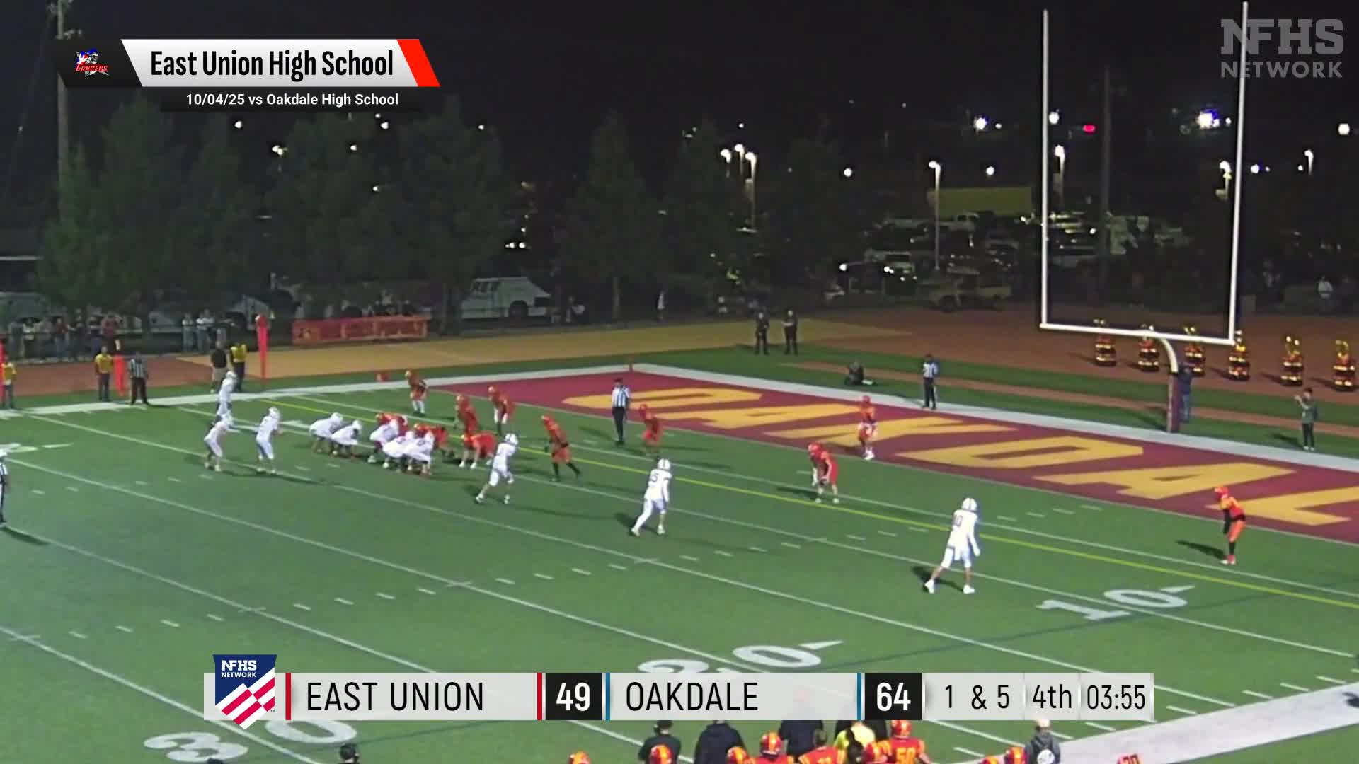 Football Recap: East Union Piles Up the Points Against Mountain House + How To Watch