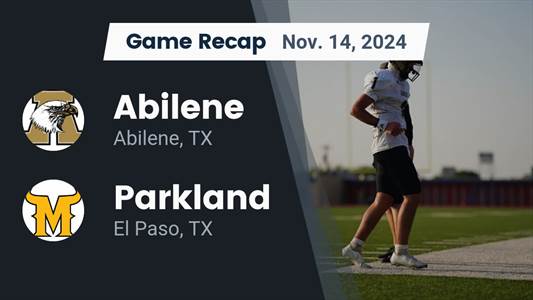 Football Recap: Abilene Sets Scoring Season-High Against Parklan