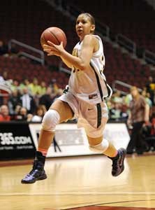 CeCe Pearl kept Peoria in the game
with a game-high 24 points.