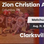 Football Game Recap: Clarksville Academy vs. Zion Christian Acad