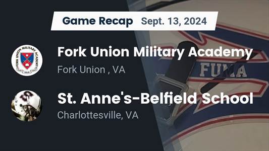 Football Game Preview: Fork Union Military Academy Plays at Home