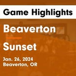 Sunset comes up short despite  Riley Morris-rexford's strong performance