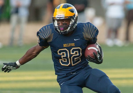 A pair of touchdowns and an interception from junior playmaker Bishard "Budda" Baker helped Bellevue capture its 10th state title in 12 years.