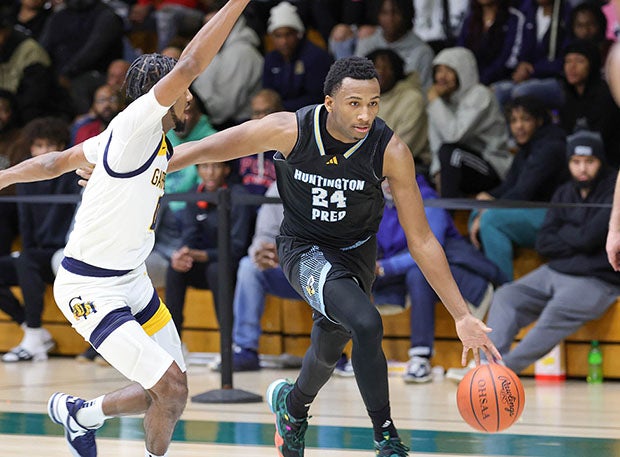 Top five senior prospect Darryn Peterson dominated on both sides of the ball in the impressive win for the Crew. (Photo: Scott Mayberry)