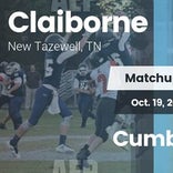 Football Game Recap: Claiborne vs. Cumberland Gap