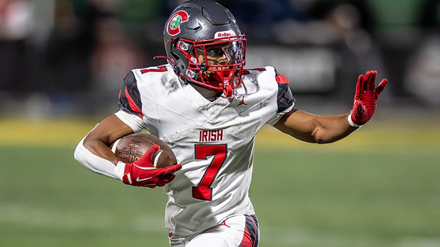 Central Catholic (Toledo, Ohio) senior running back Jeremiah Fuller and the Irish look reach a fourth straight state championship game.
