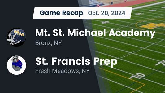 Football Recap: St. Francis Prep Skates Past Mt. St. Michael Aca