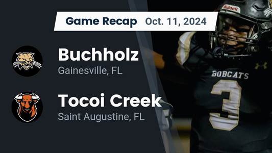 Football Recap: Buchholz Piles Up the Points Against Tocoi Creek