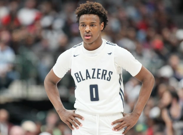 Bronny James made his high school debut in the state of Texas on Saturday, helping Sierra Canyon to a three-point win.