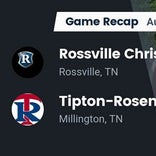 Football Game Recap: Rossville Christian Academy vs. Memphis Nig