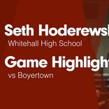 Seth Hoderewski Game Report